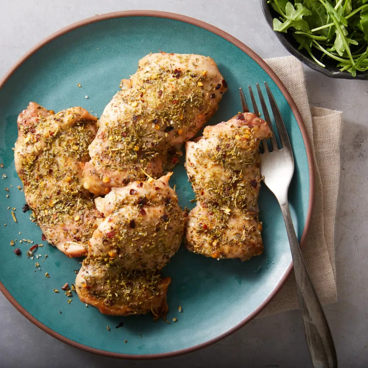 Juicy Herbed Weeknight Chicken Thighs