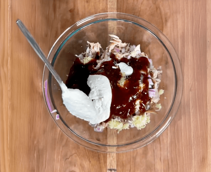 High Protein BBQ Chicken Taquitos