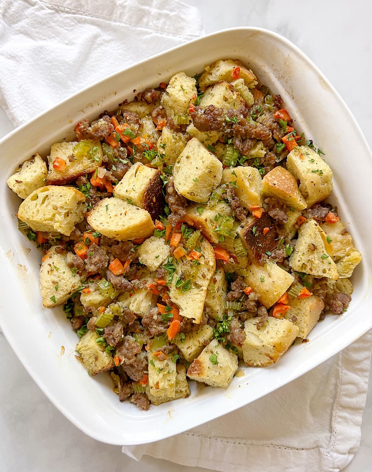 Sausage Stuffing Casserole