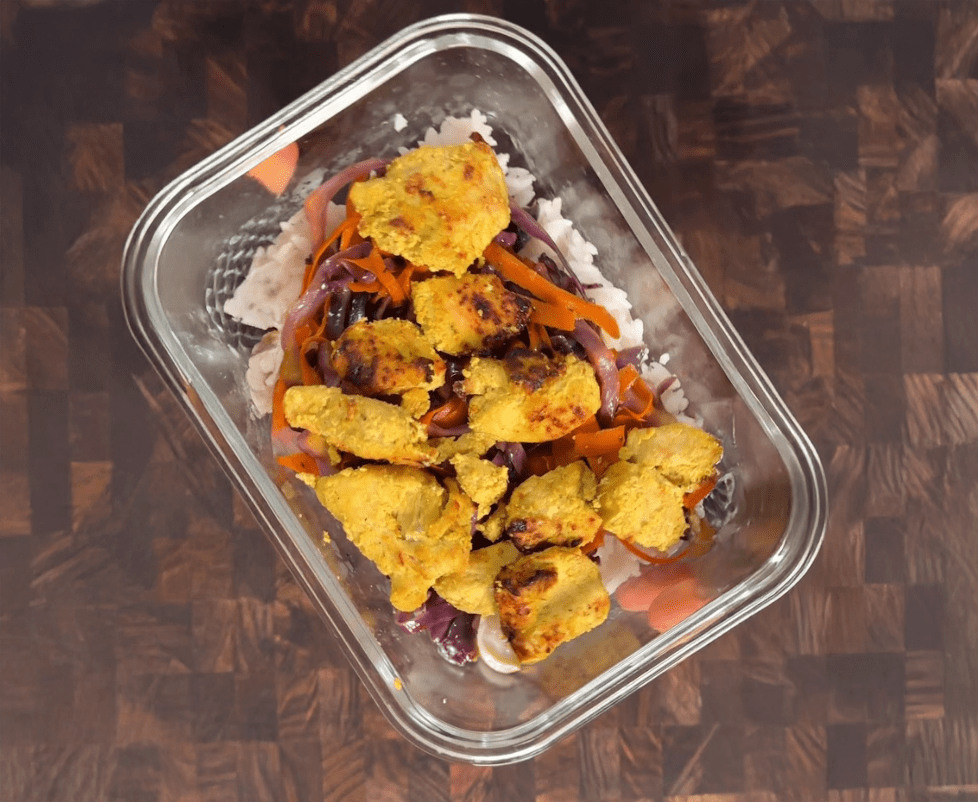 High Protein Coconut Curry Bowls