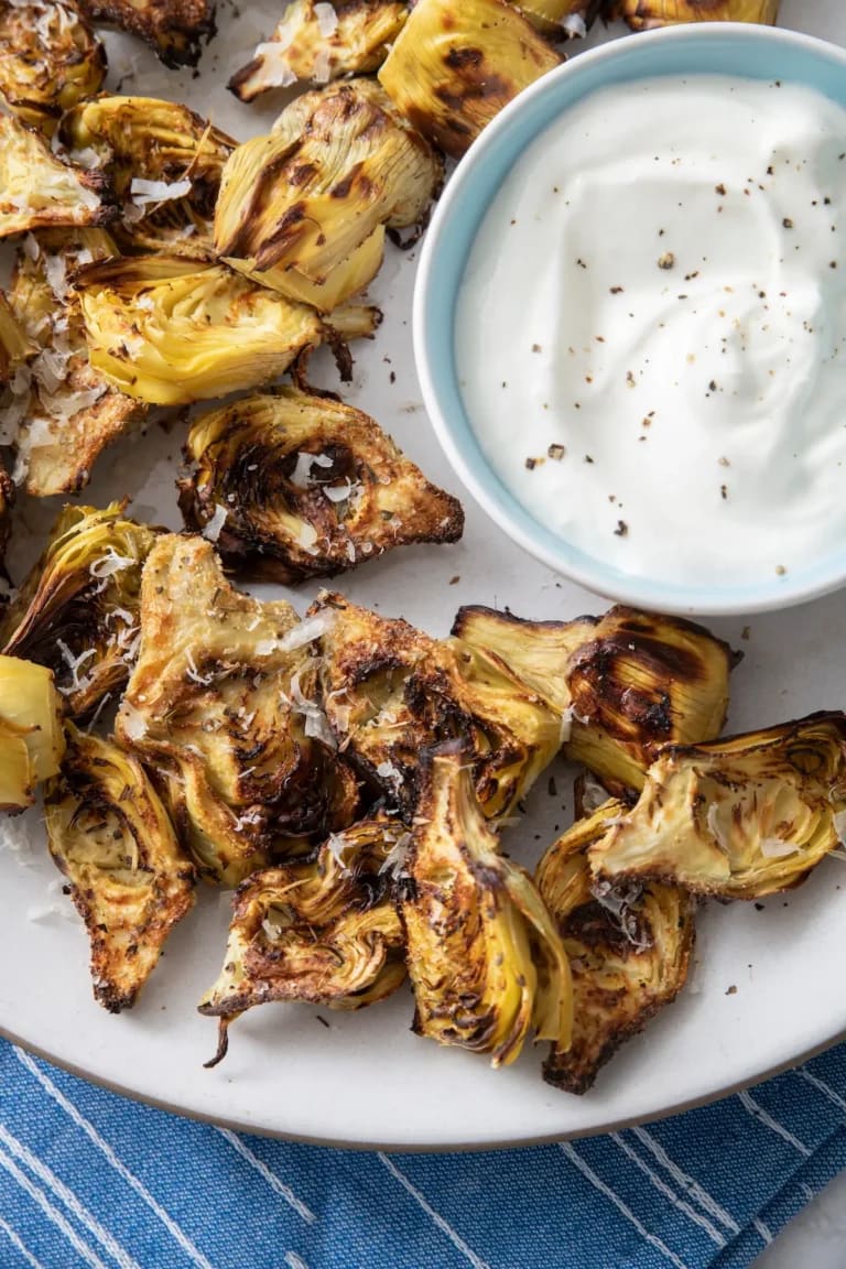 Crispy Air Fryer Artichoke Hearts