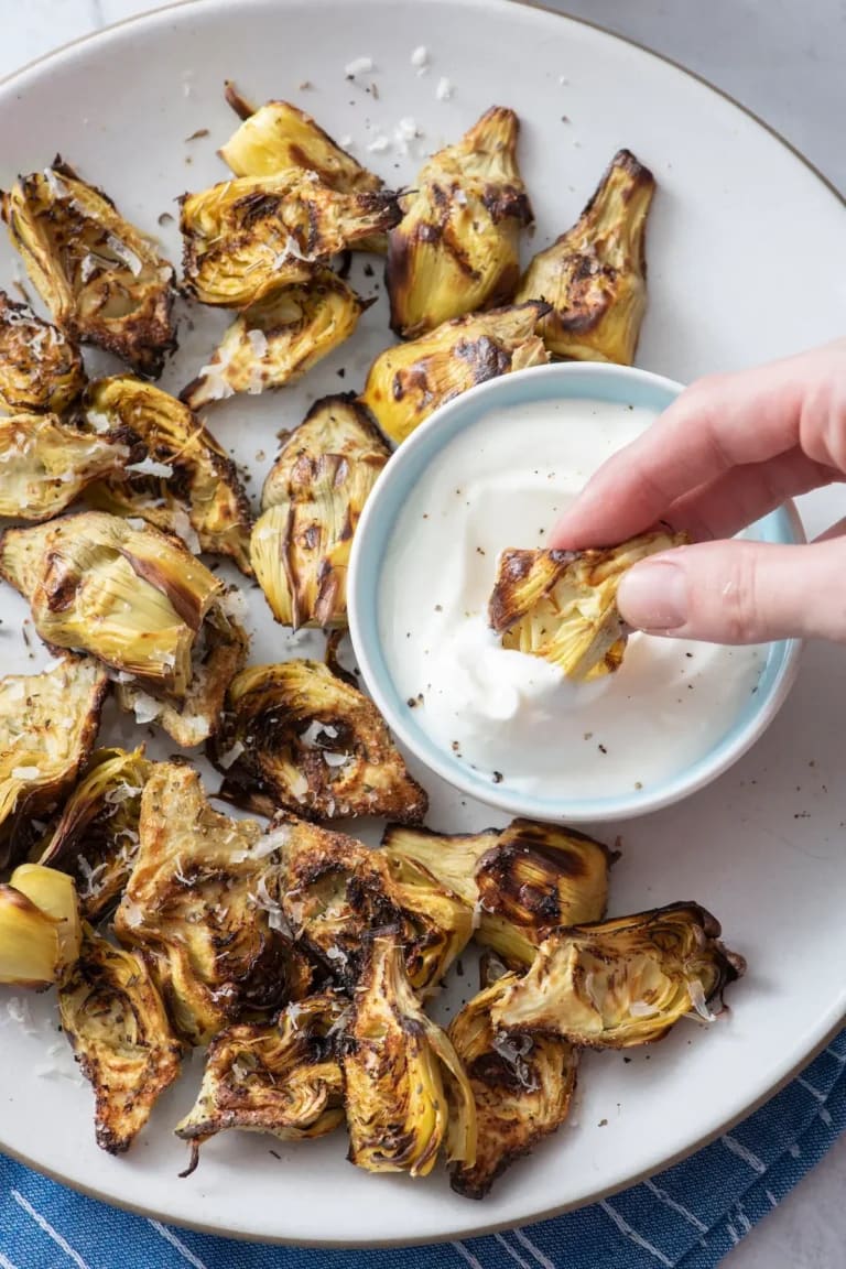 Crispy Air Fryer Artichoke Hearts