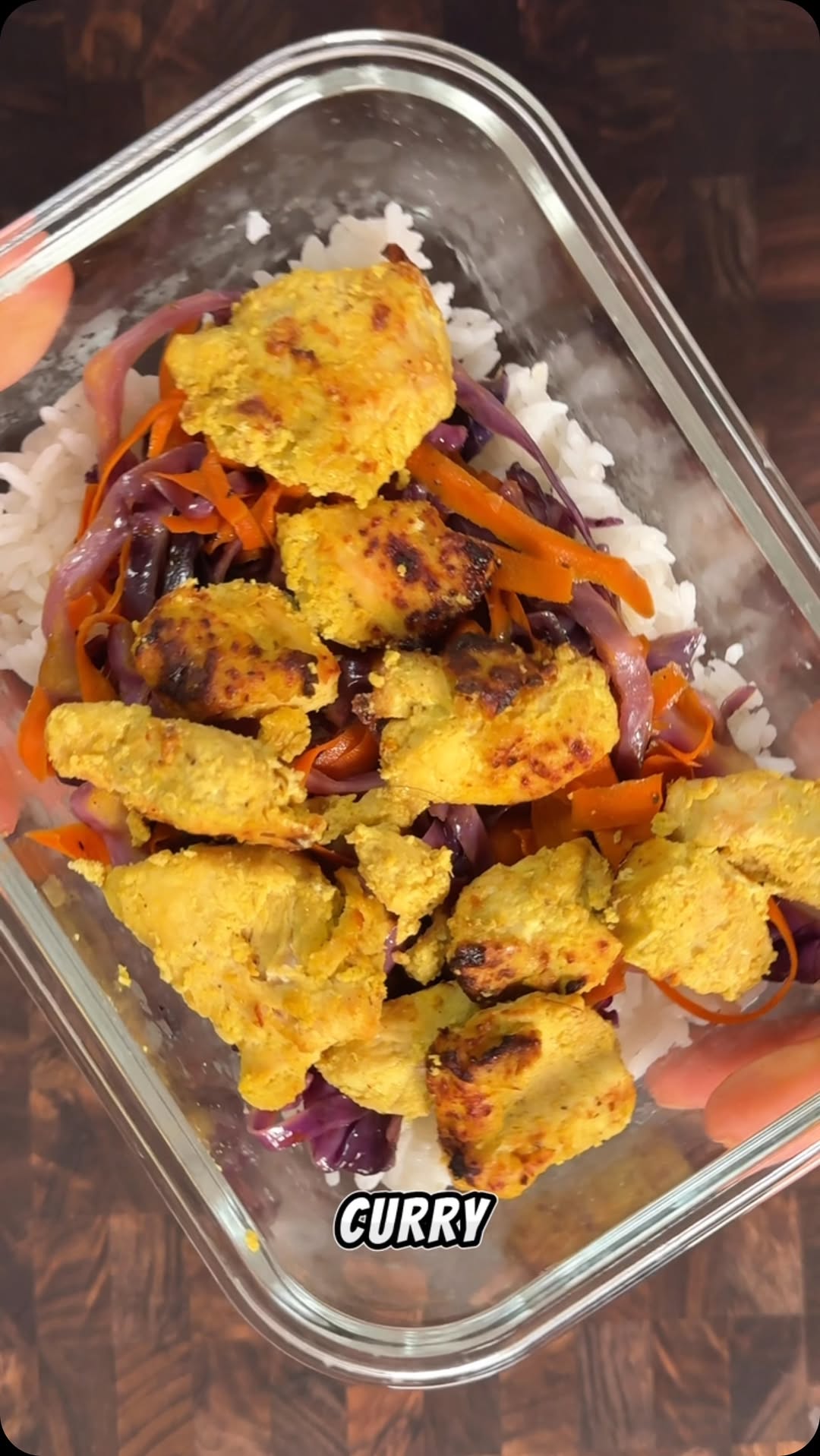 High Protein Coconut Curry Bowls