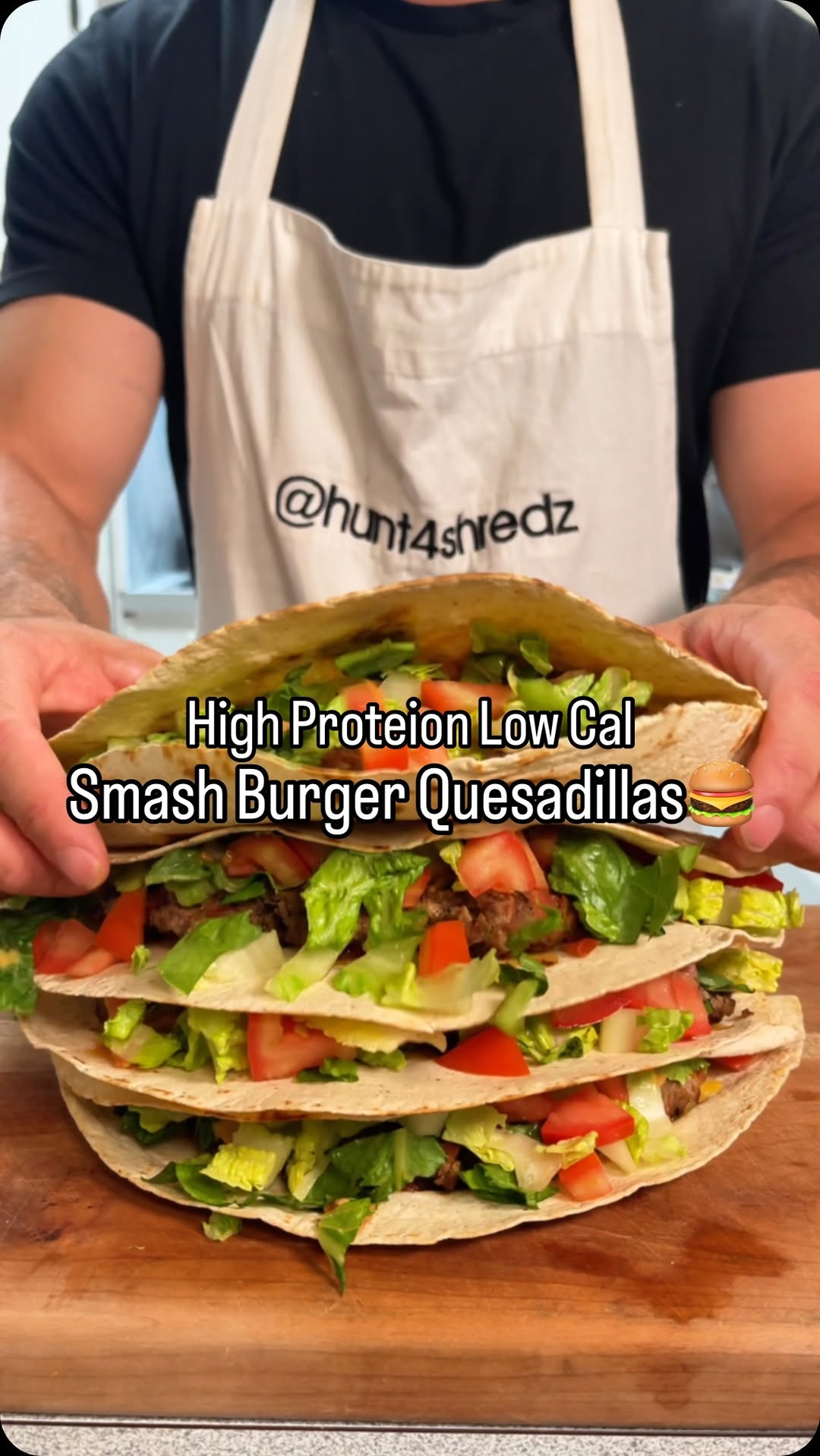 Smash Burger Quesadilla