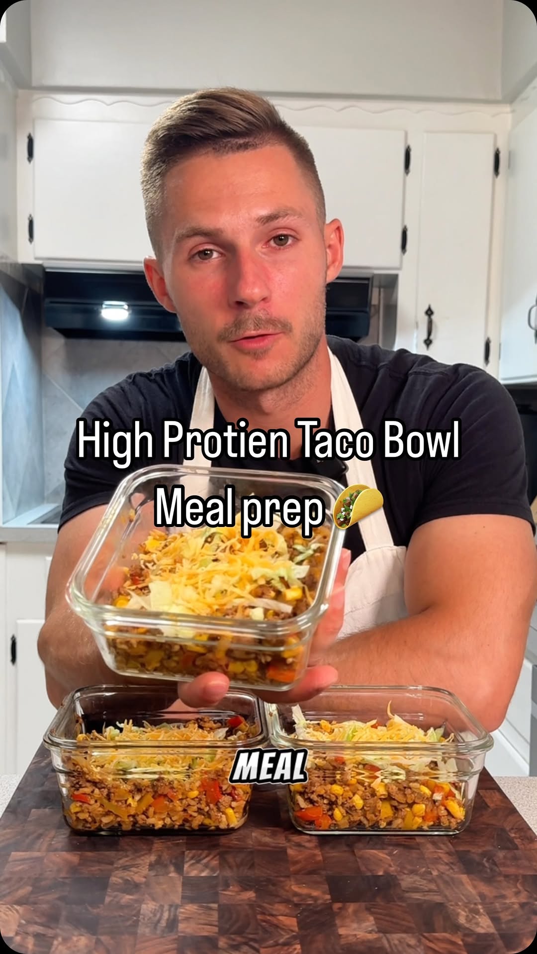 High Protein Taco Bowl Meal Prep