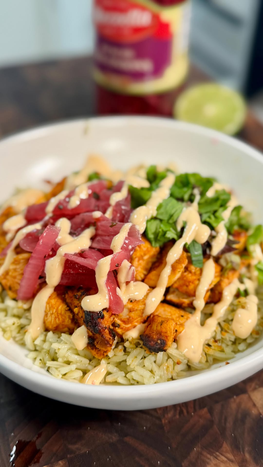 High-Protein Chicken Al Pastor Bowls