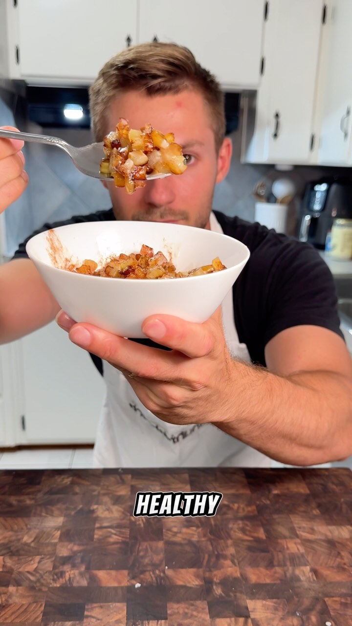 Warm Cinnamon Apples with Coconut Butter