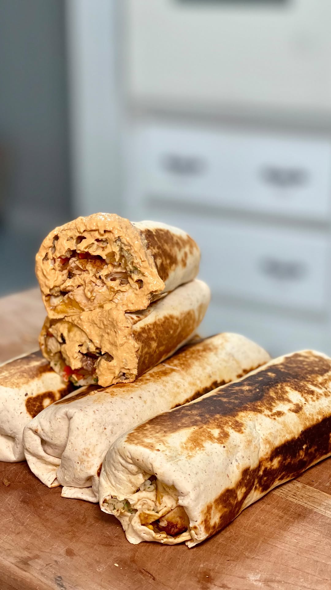 XL Half Chicken Half Steak Chipotle Burrito Meal Prep