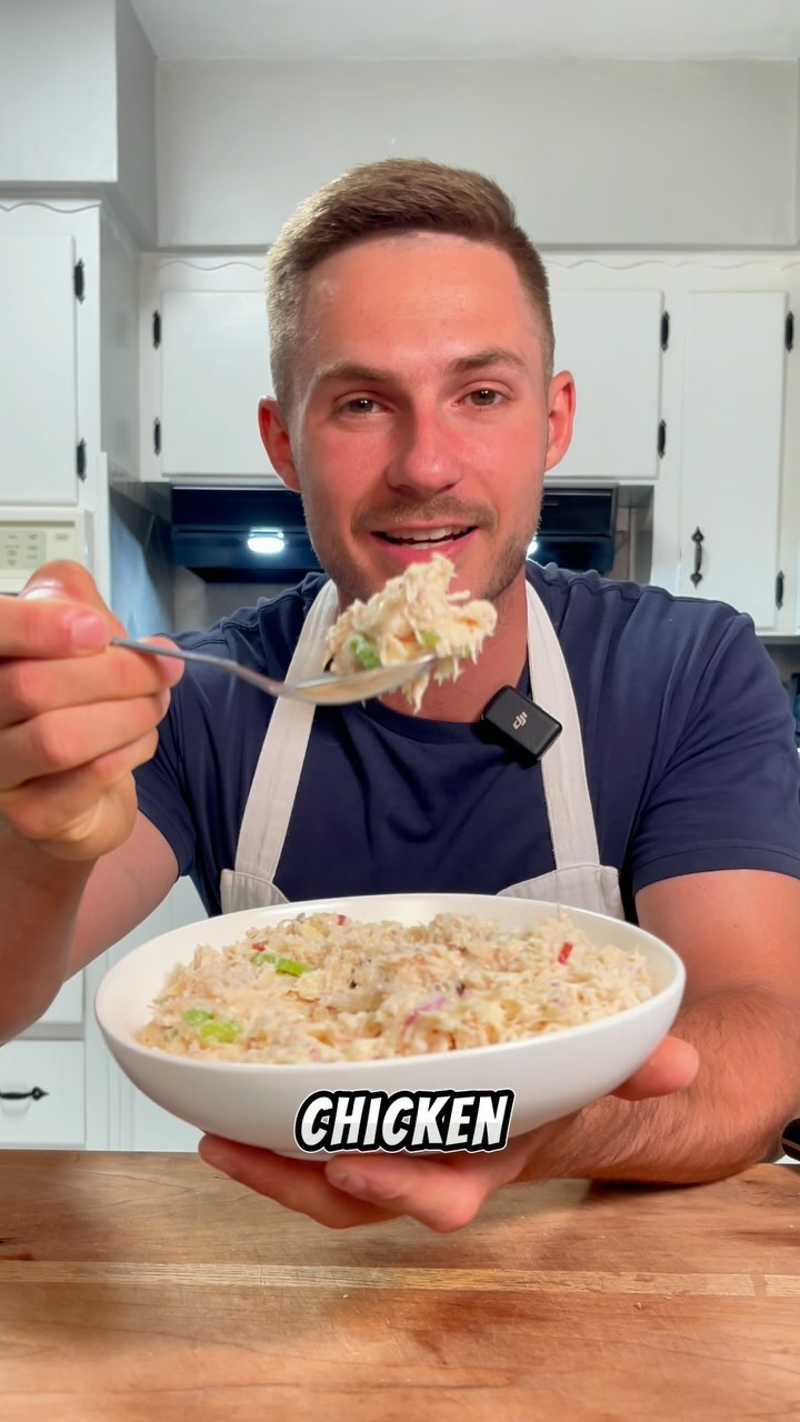 Shredded Chicken Almond Salad