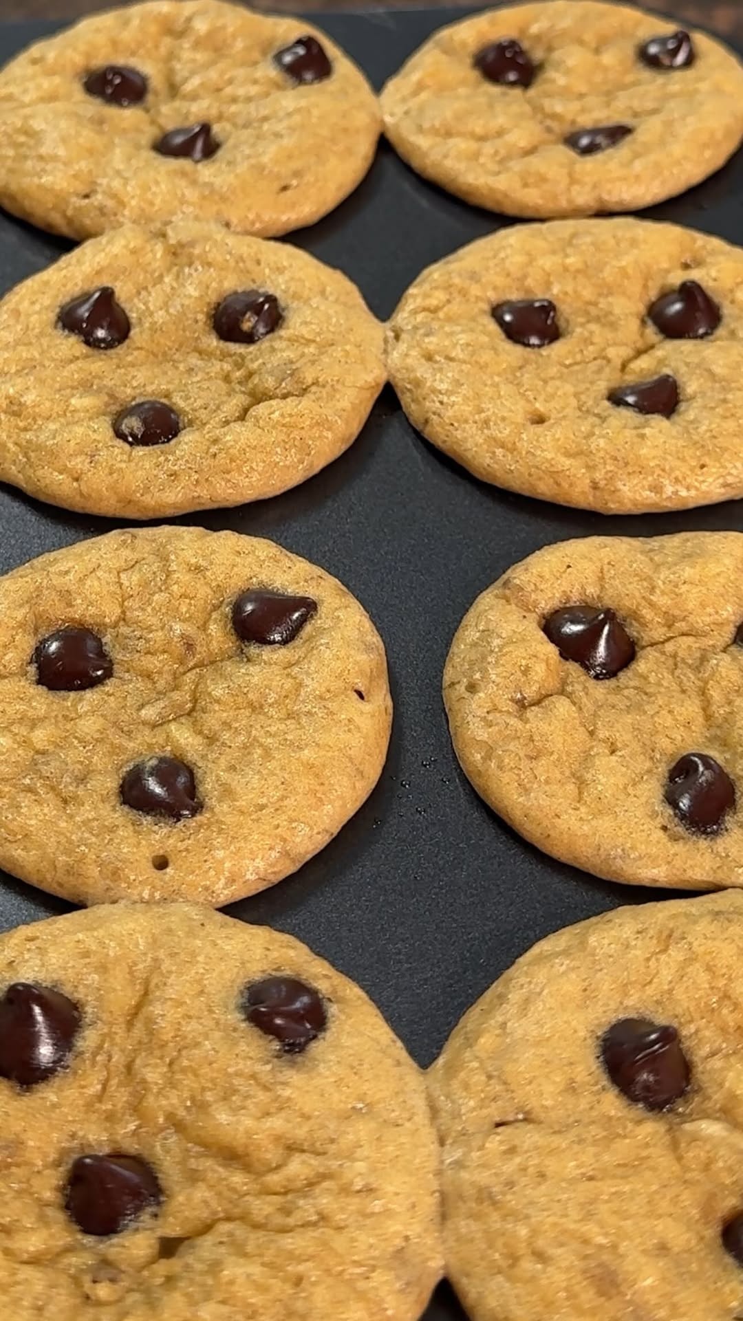 High Protein Chocolate Chip Banana Bread Cookies