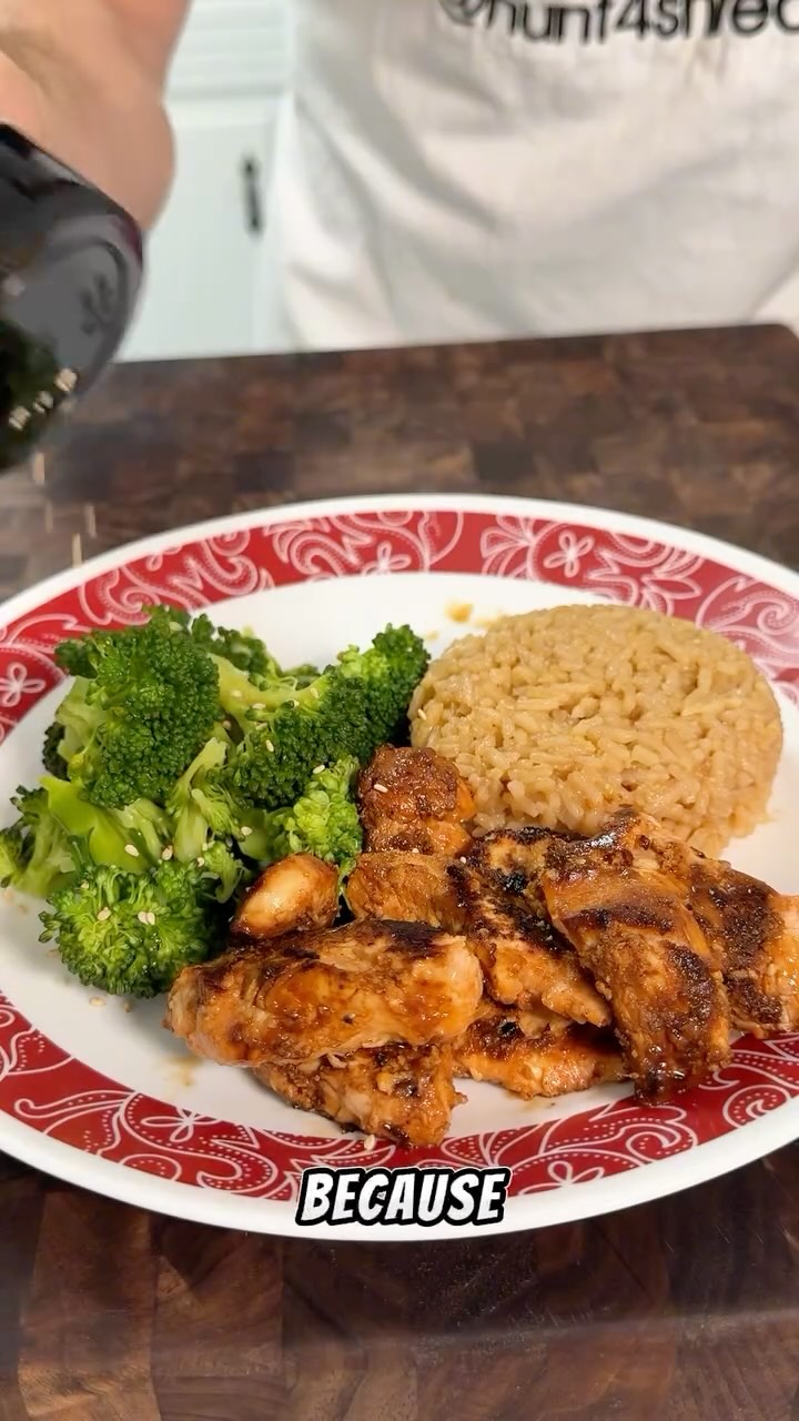 Honey Sriracha Lime Chicken with Garlic Butter Rice