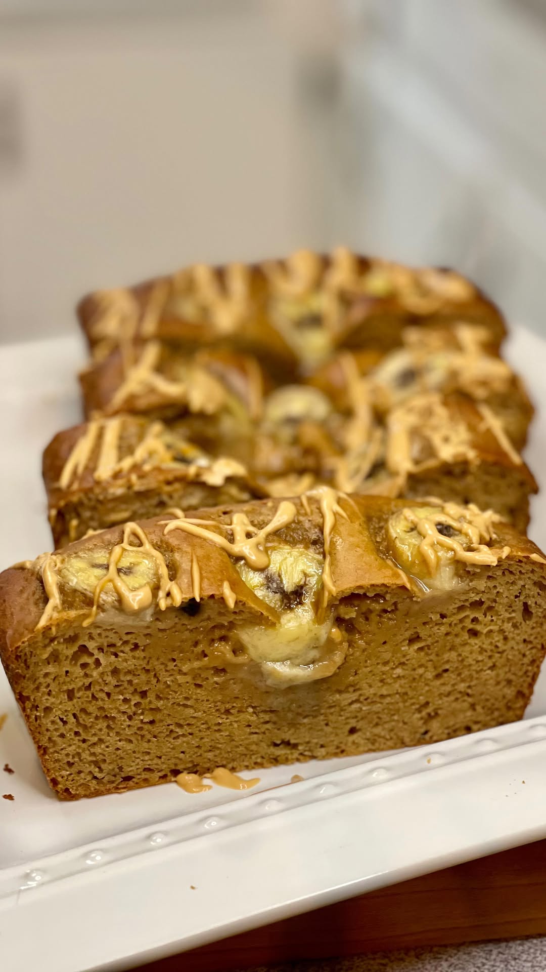 High Protein Peanut Butter Banana Bread