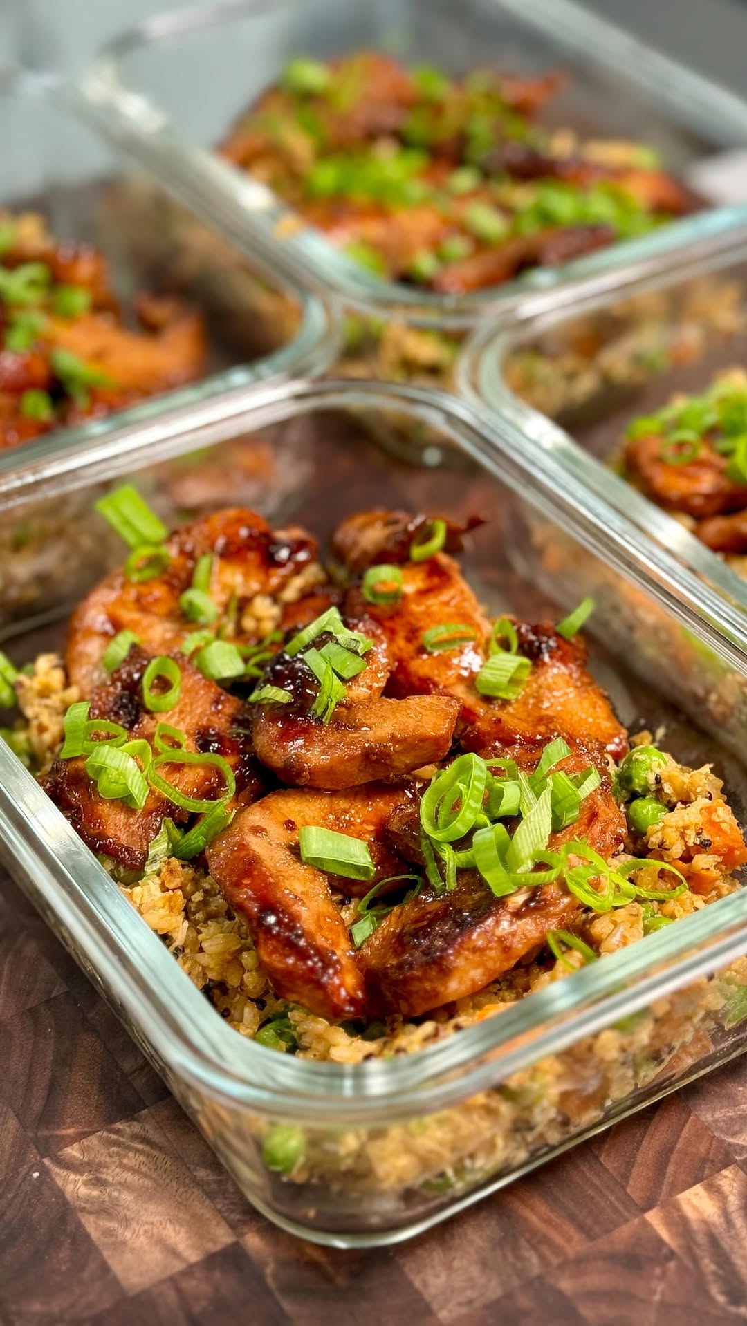 High Protein Chicken Fried Rice Meal Prep
