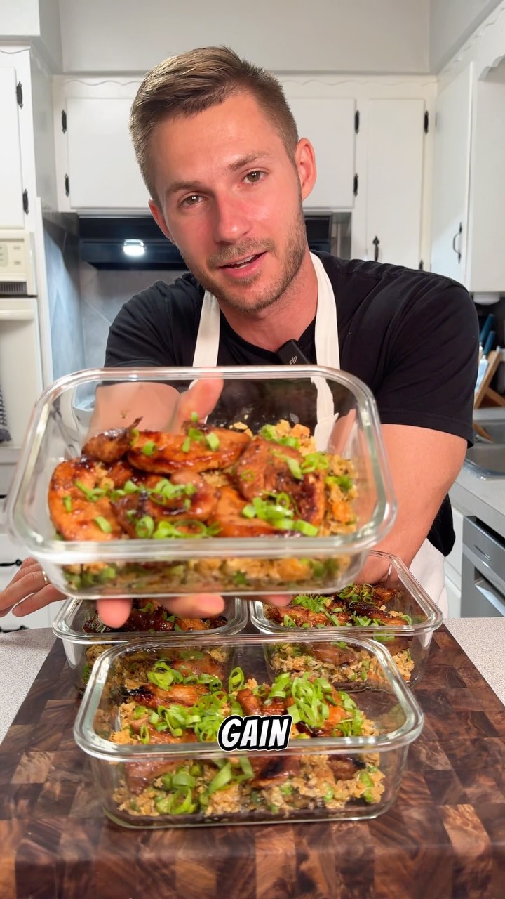 High Protein Chicken Fried Rice Meal Prep