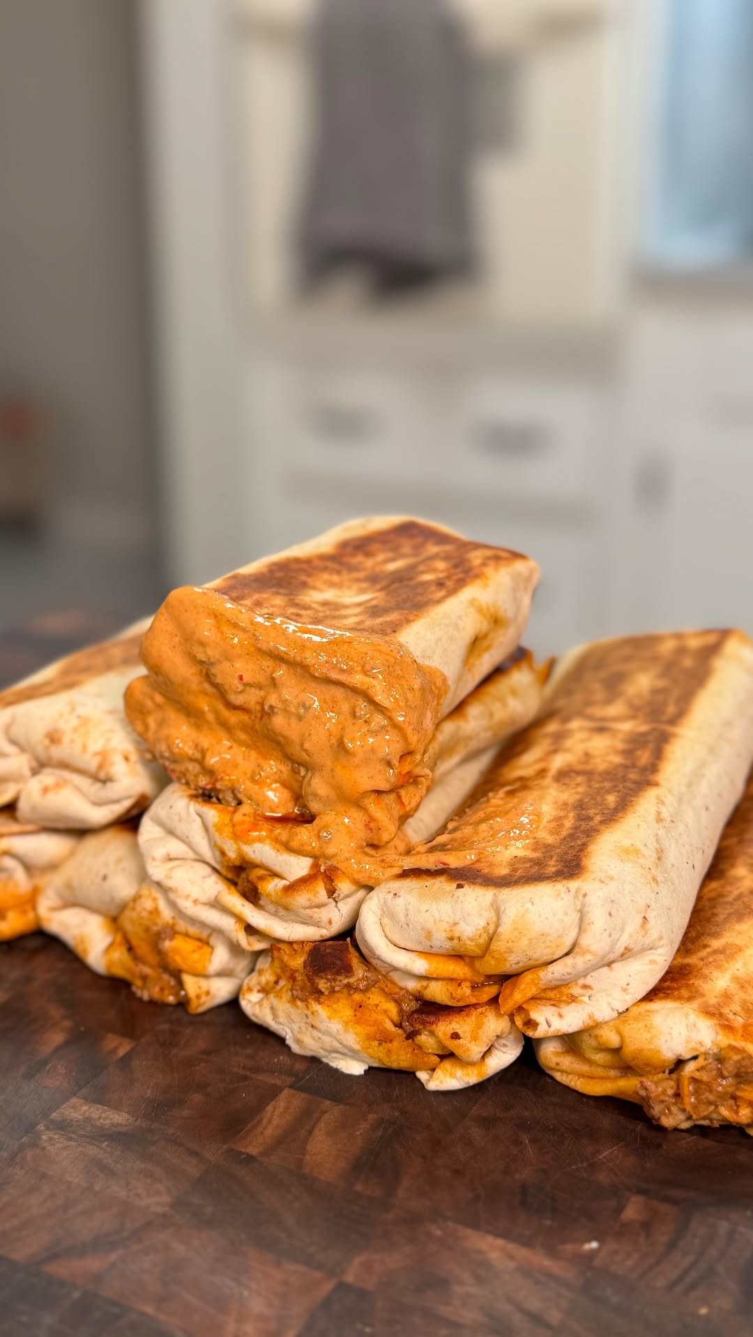 High Protein Creamy Chipotle Burrito Meal Prep
