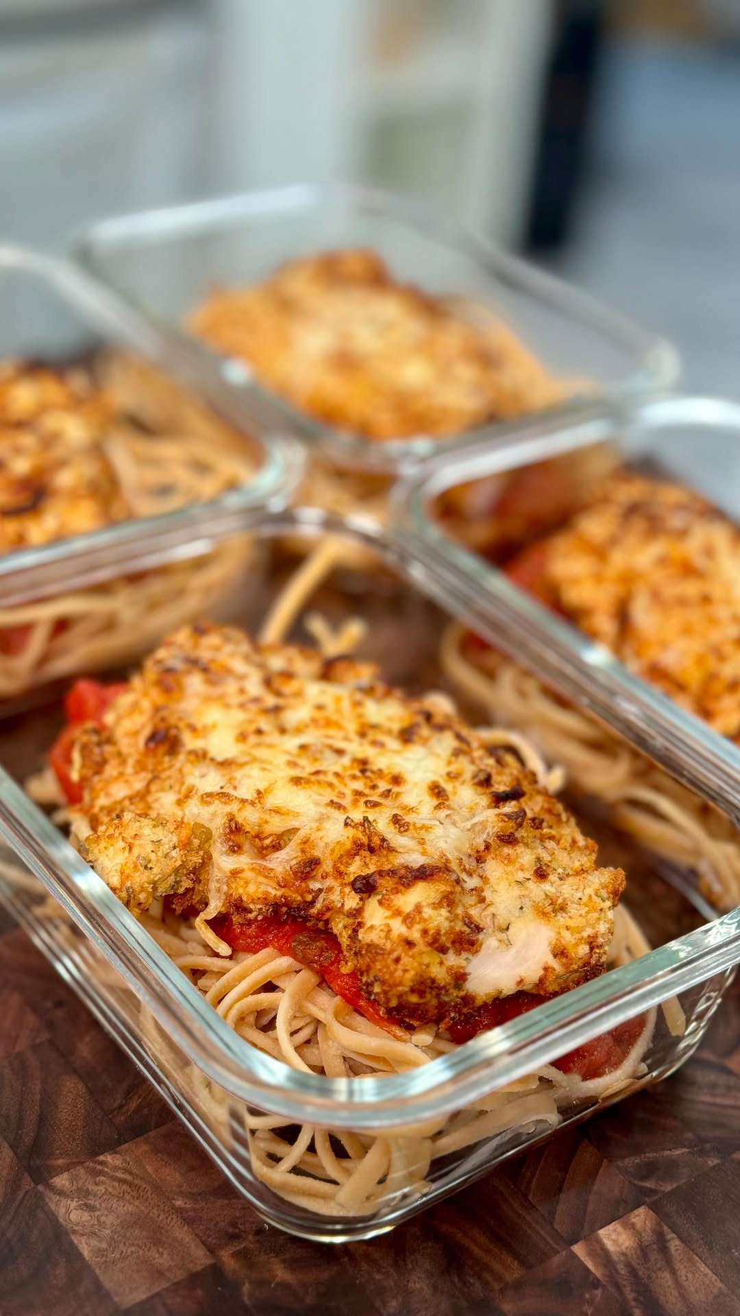 High Protein Chicken Parmesan Meal Prep
