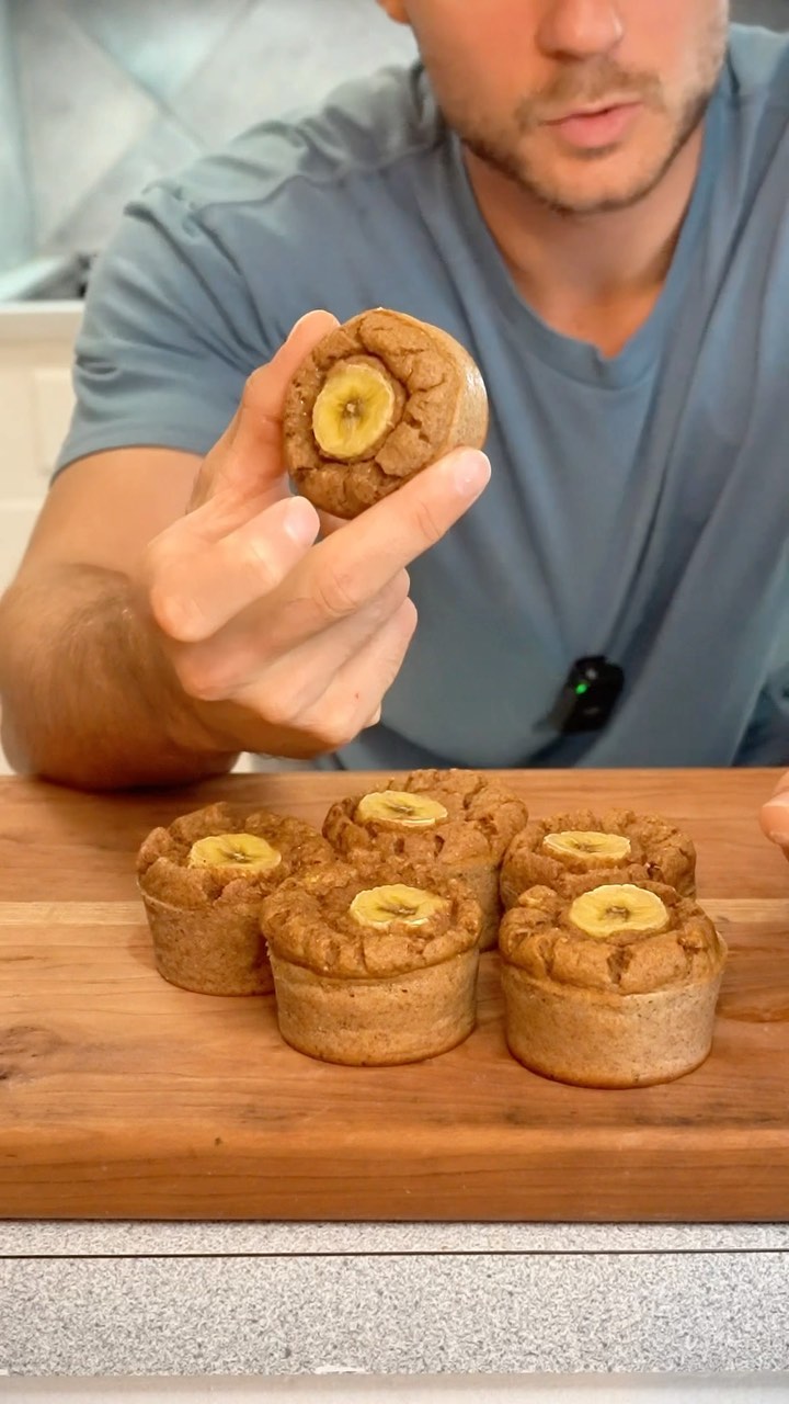 High Protein Banana Bread Muffins
