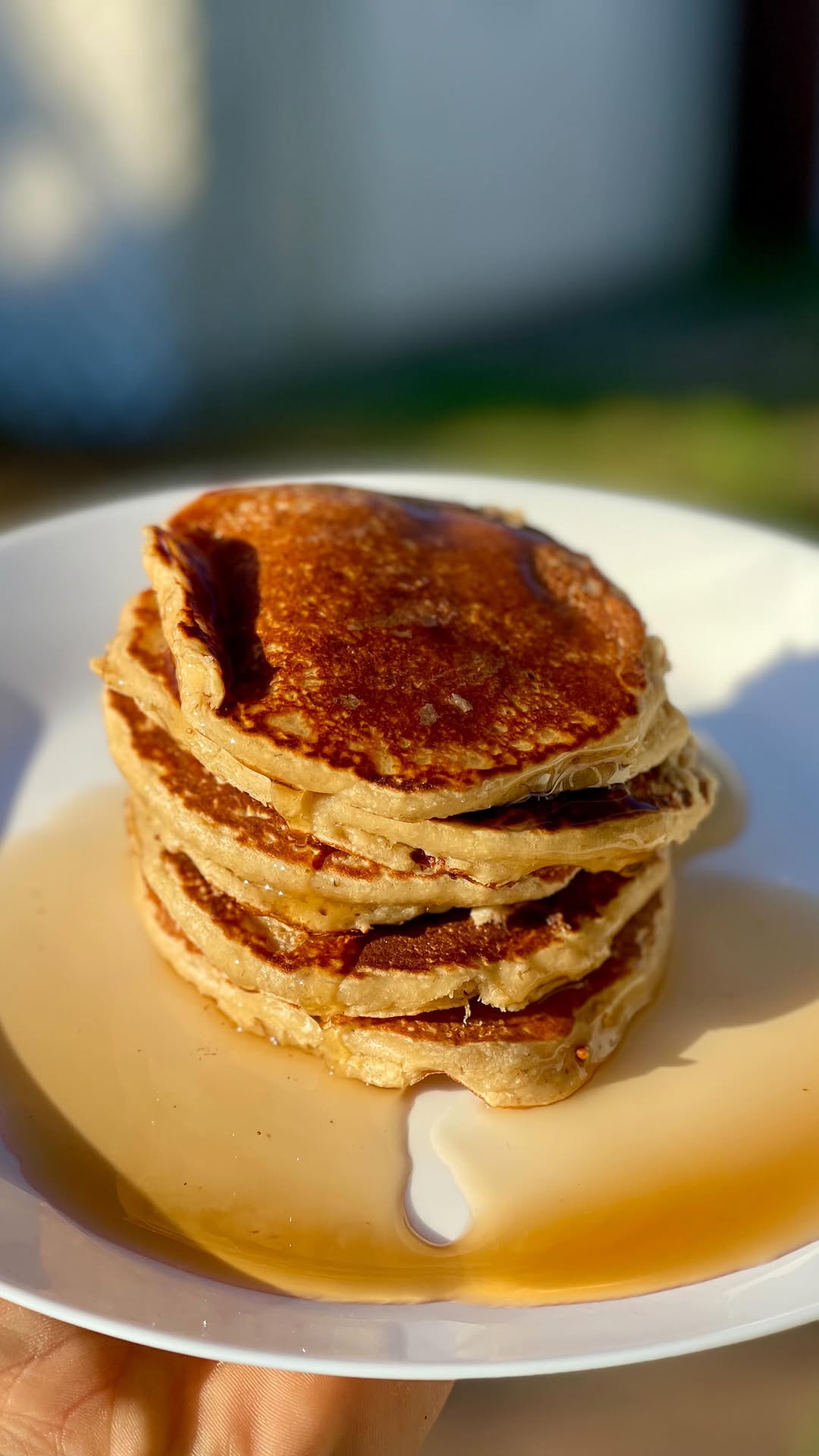 Oatmeal Protein Pancakes