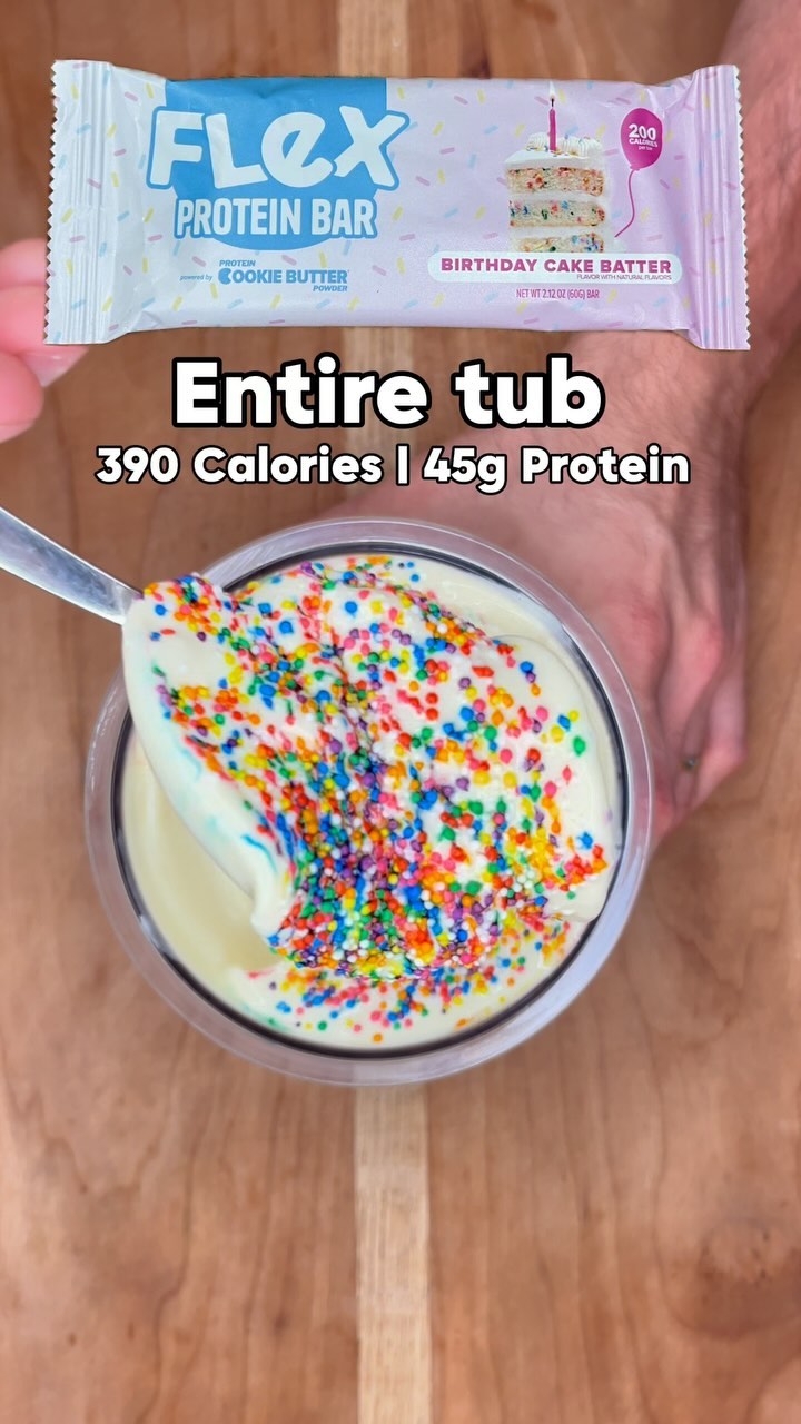 Low Calorie Birthday Cake Cookie Dough Ice Cream