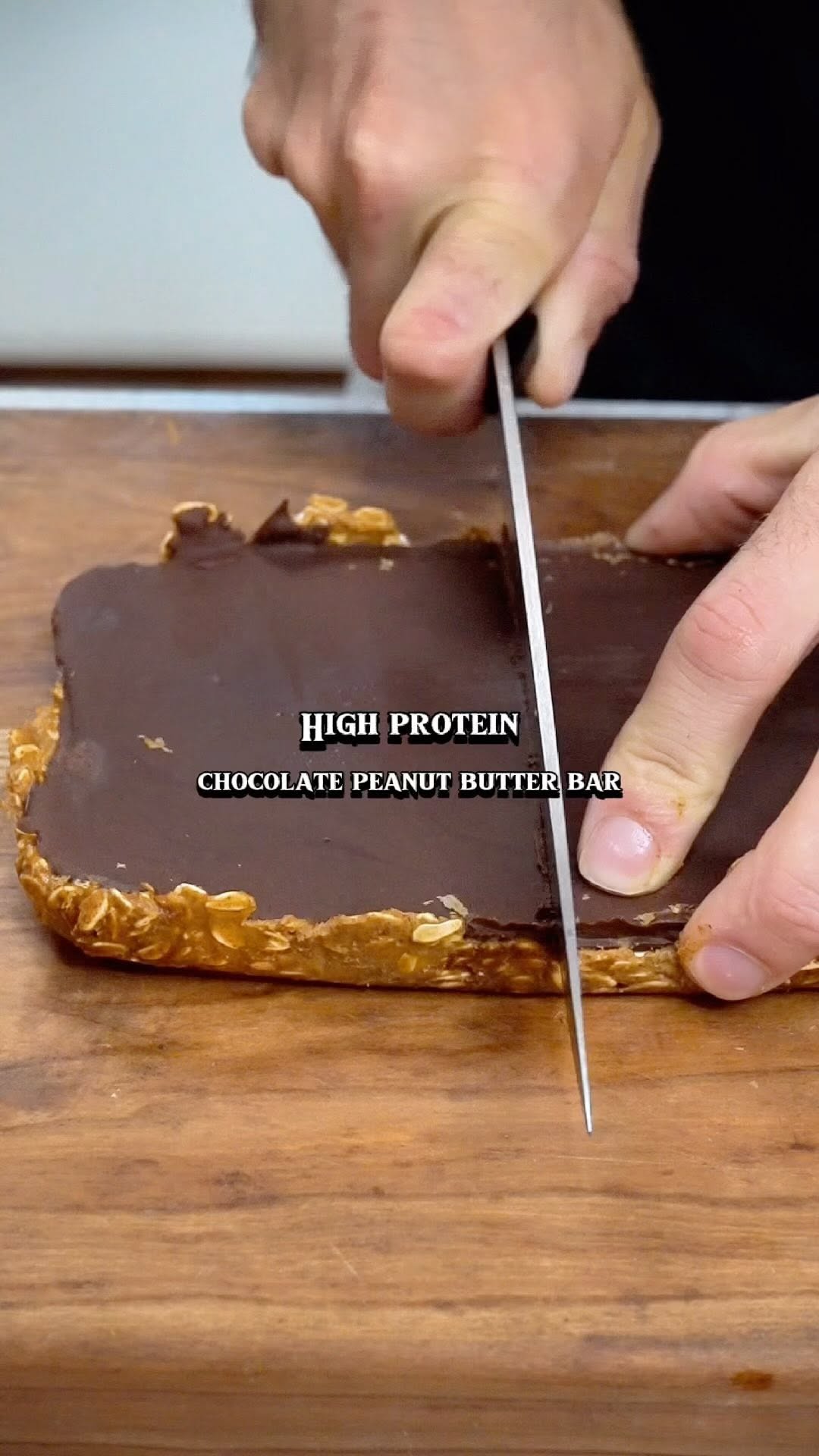 High Protein Chocolate Peanut Butter Bars