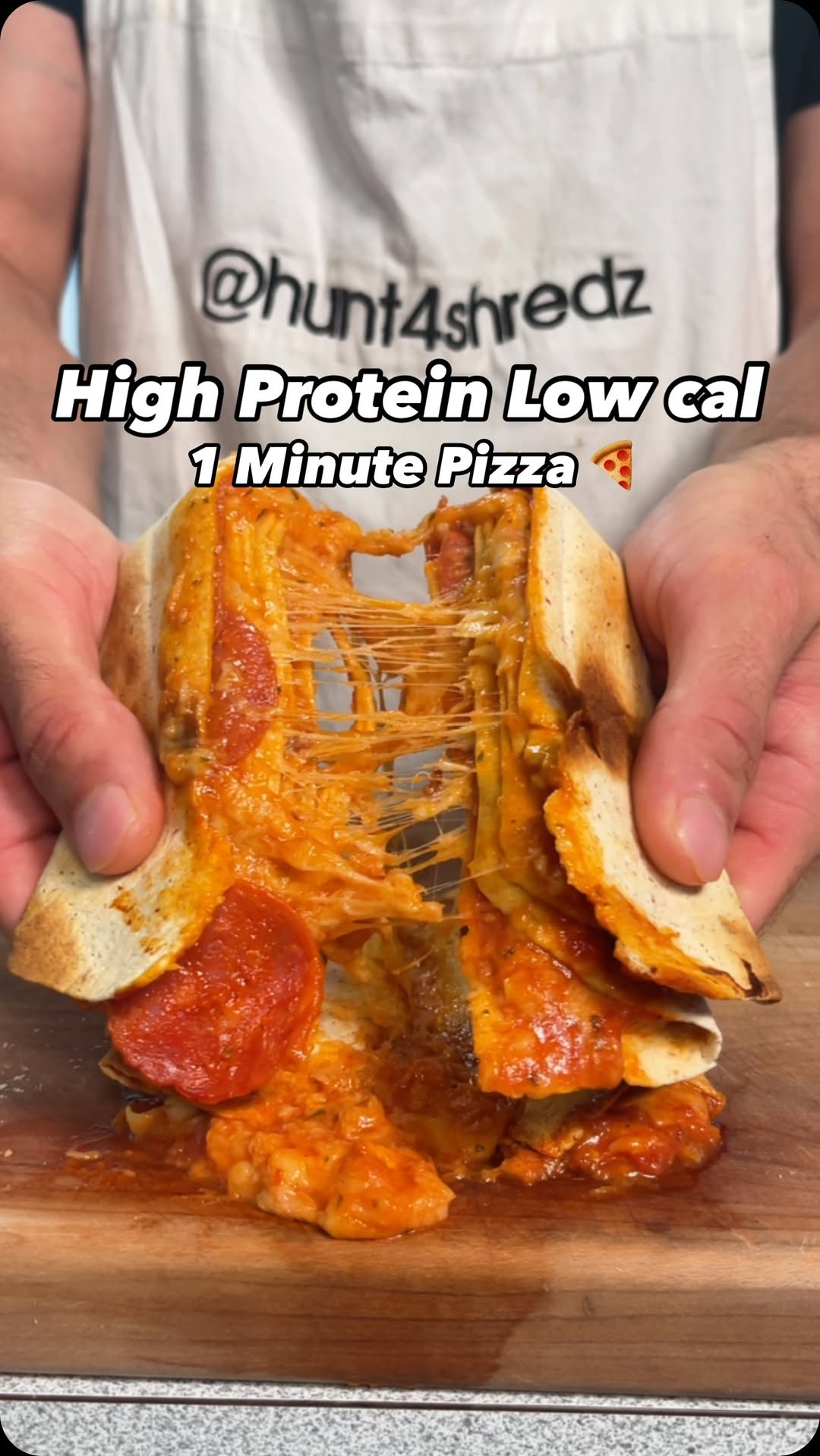 High Protein 1-Minute Pizza