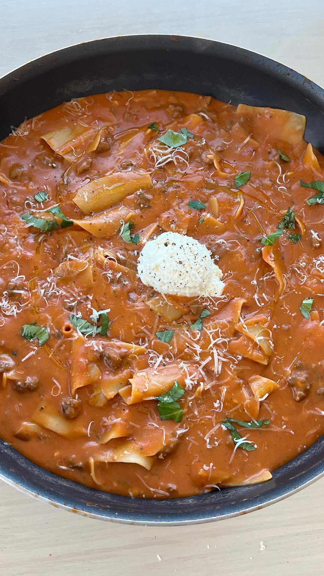 One Pot Lasagna Soup