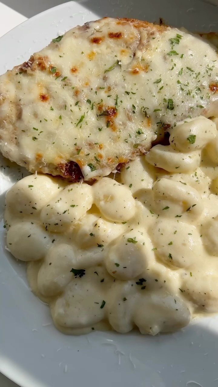 Chicken Parmesan Alfredo Gnocchi