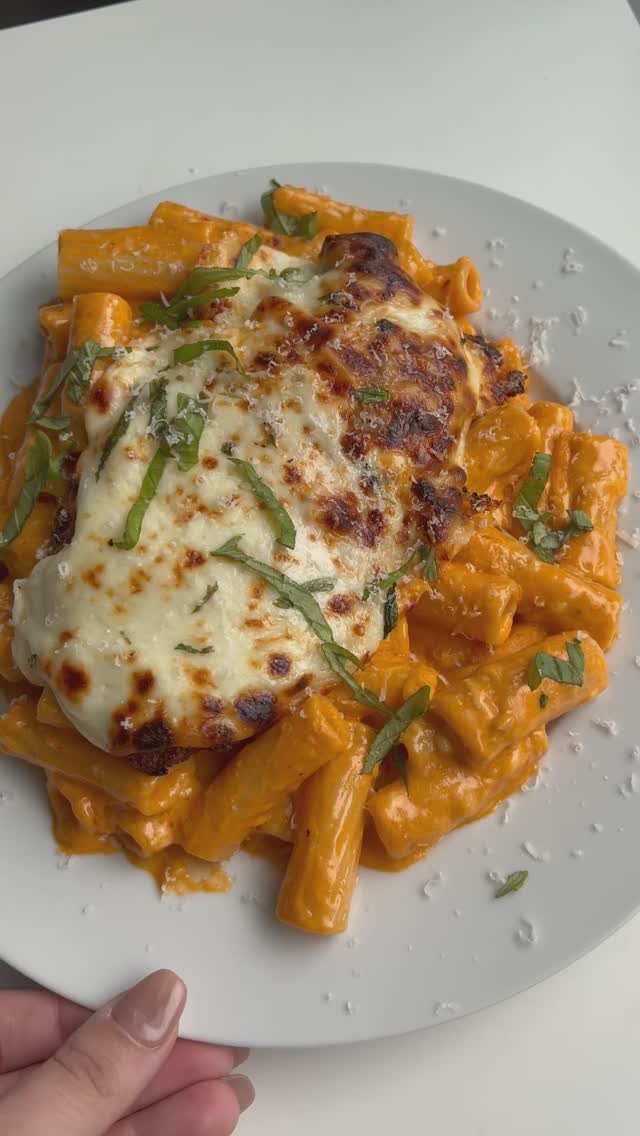 Chicken Parm with Vodka Sauce Pasta