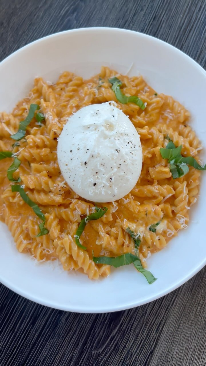 Pumpkin Vodka Burrata Pasta