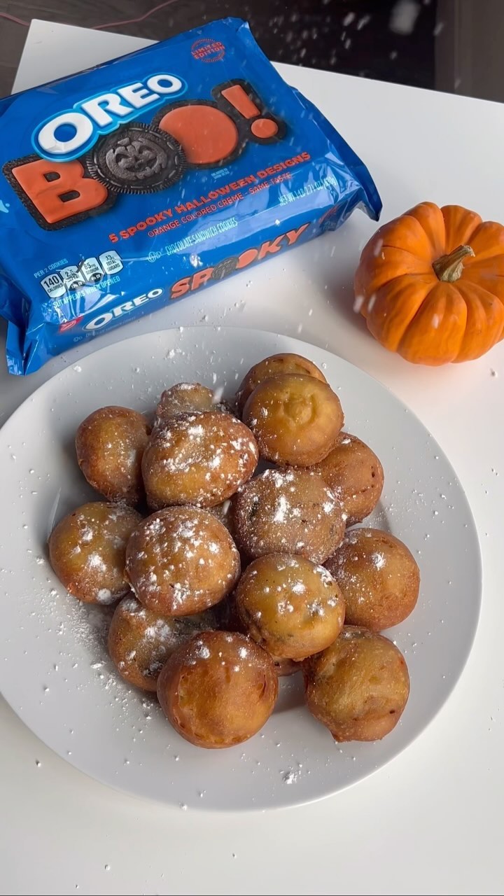 Halloween Fried Oreos