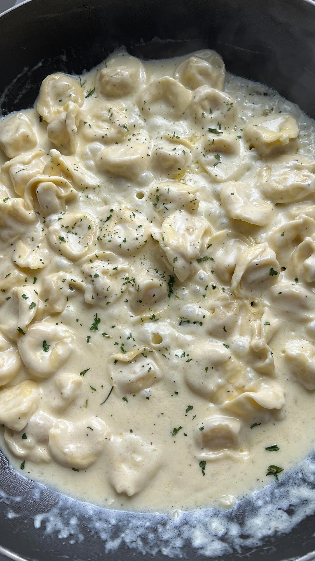 Three Cheese Tortellini Alfredo