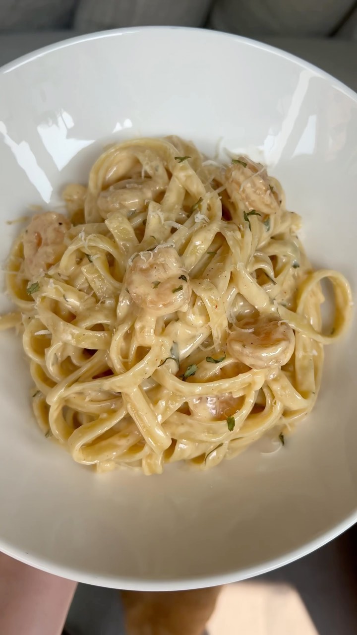 Shrimp Fettuccine Alfredo