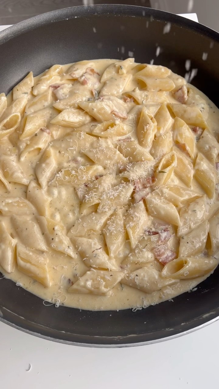 Bacon Alfredo Pasta