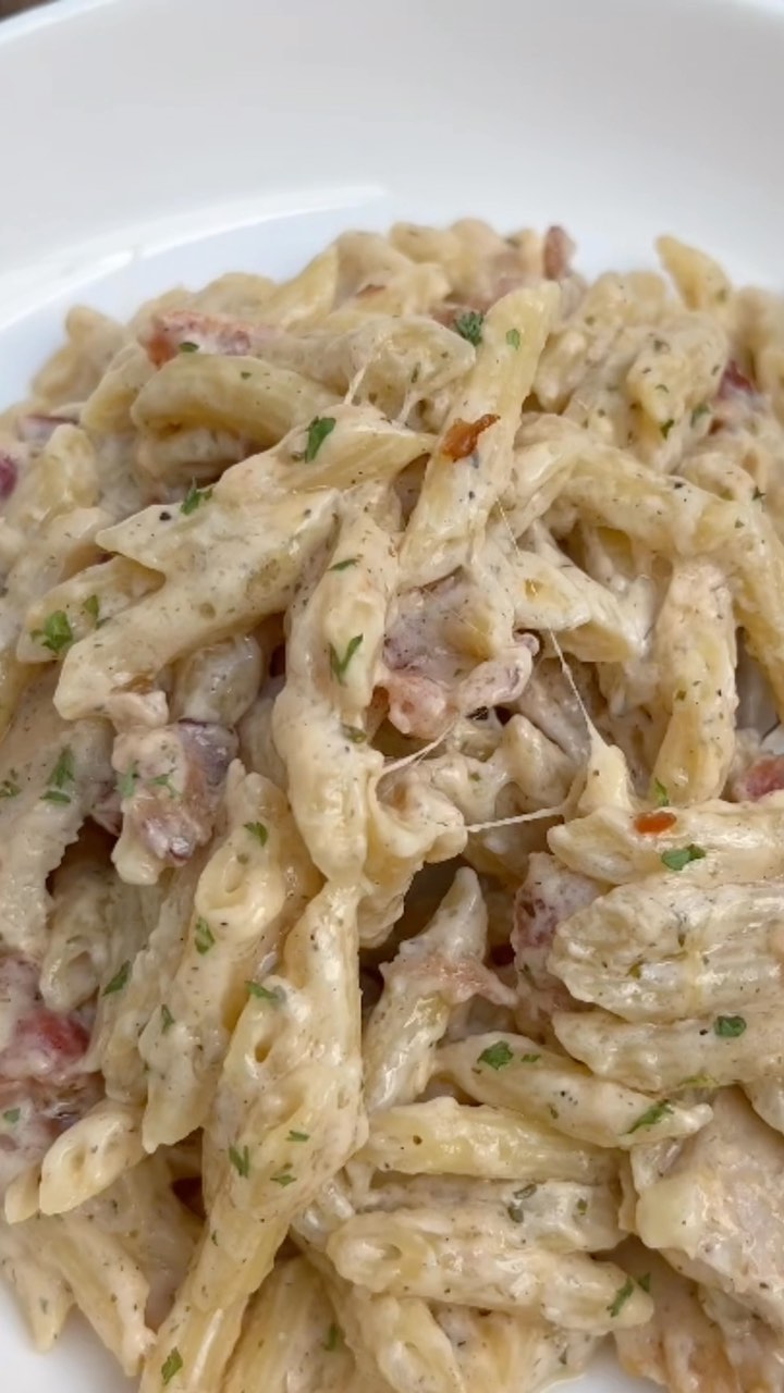 Chicken Bacon Ranch Pasta