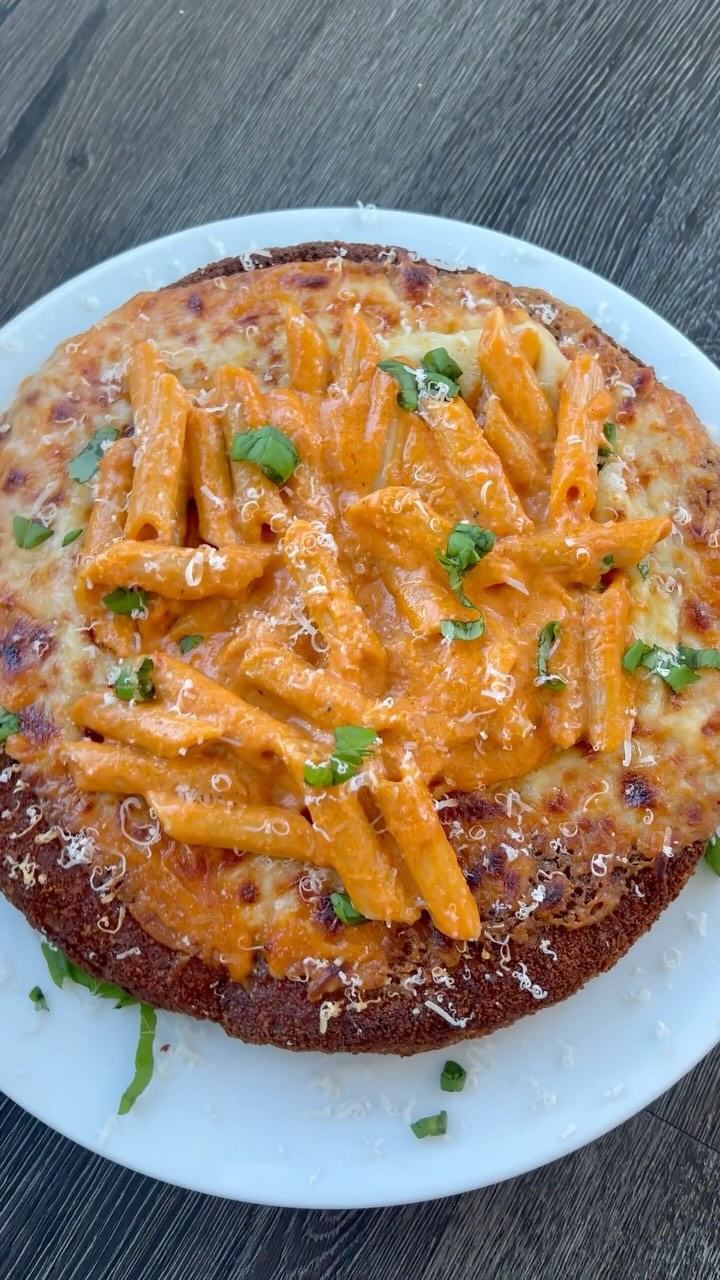 Chicken Parm Pizza with Penne alla Vodka