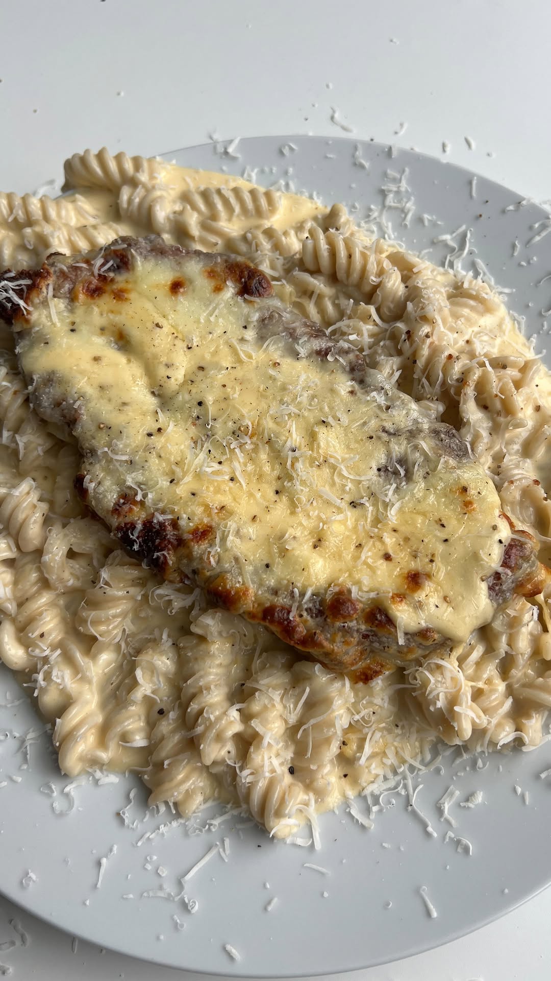 Three Cheese Chicken Parmesan Pasta