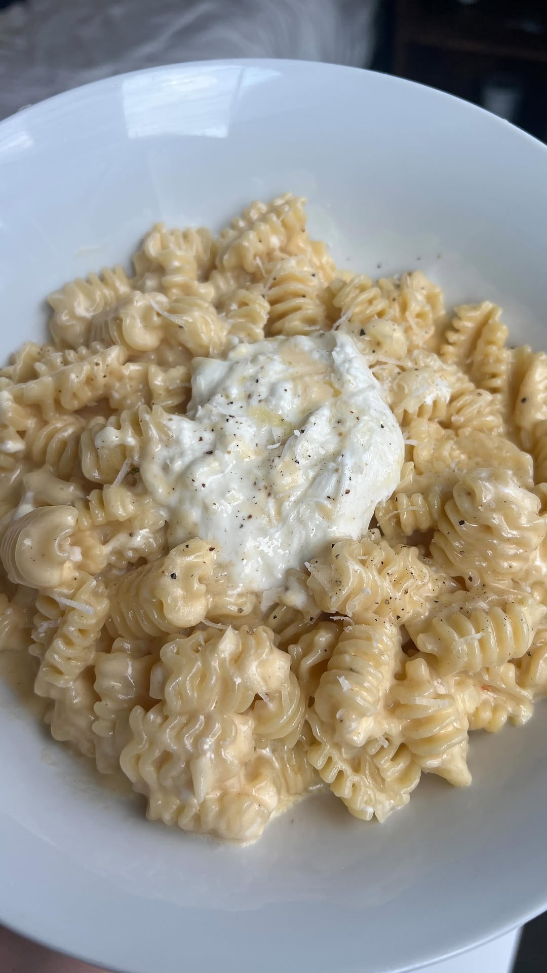 Truffle Mac & Cheese with Burrata