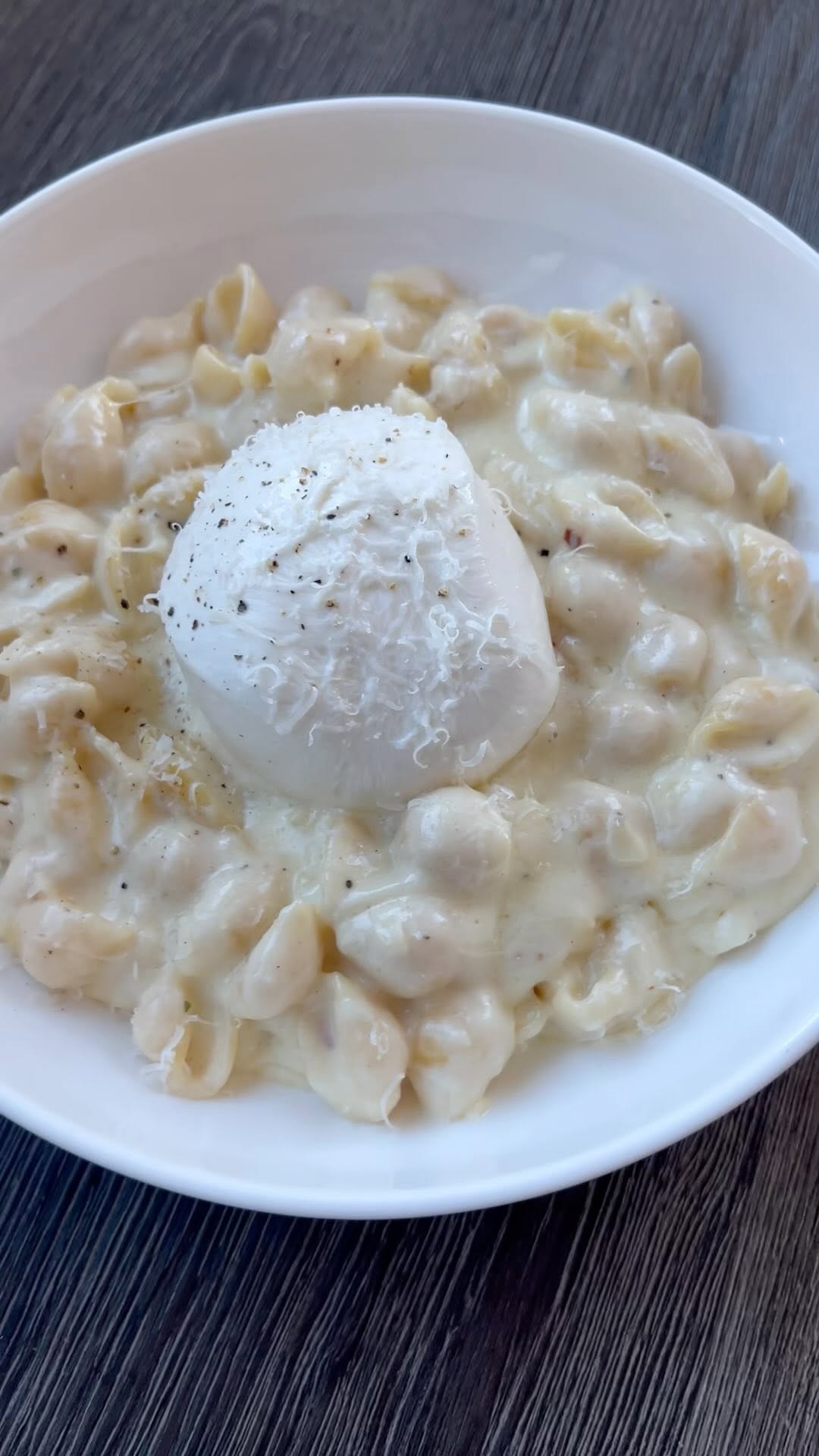 Creamy Truffle Pasta with Truffle Burrata