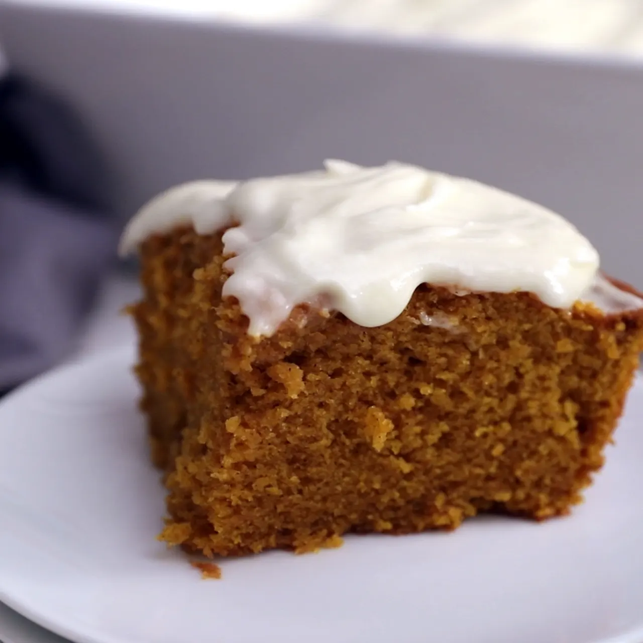 Pumpkin Bars With Cream Cheese Frosting