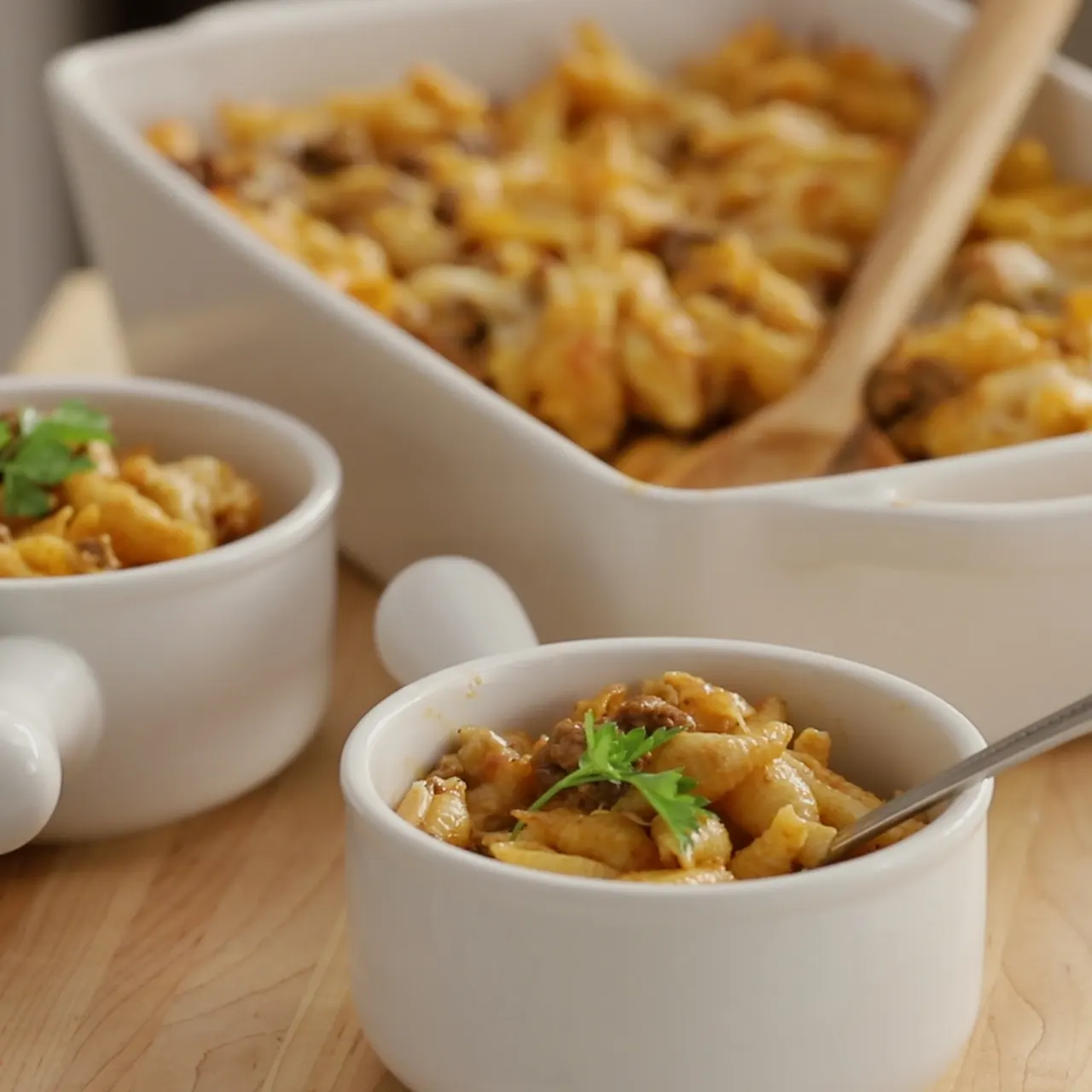 Hamburger and Shells Casserole