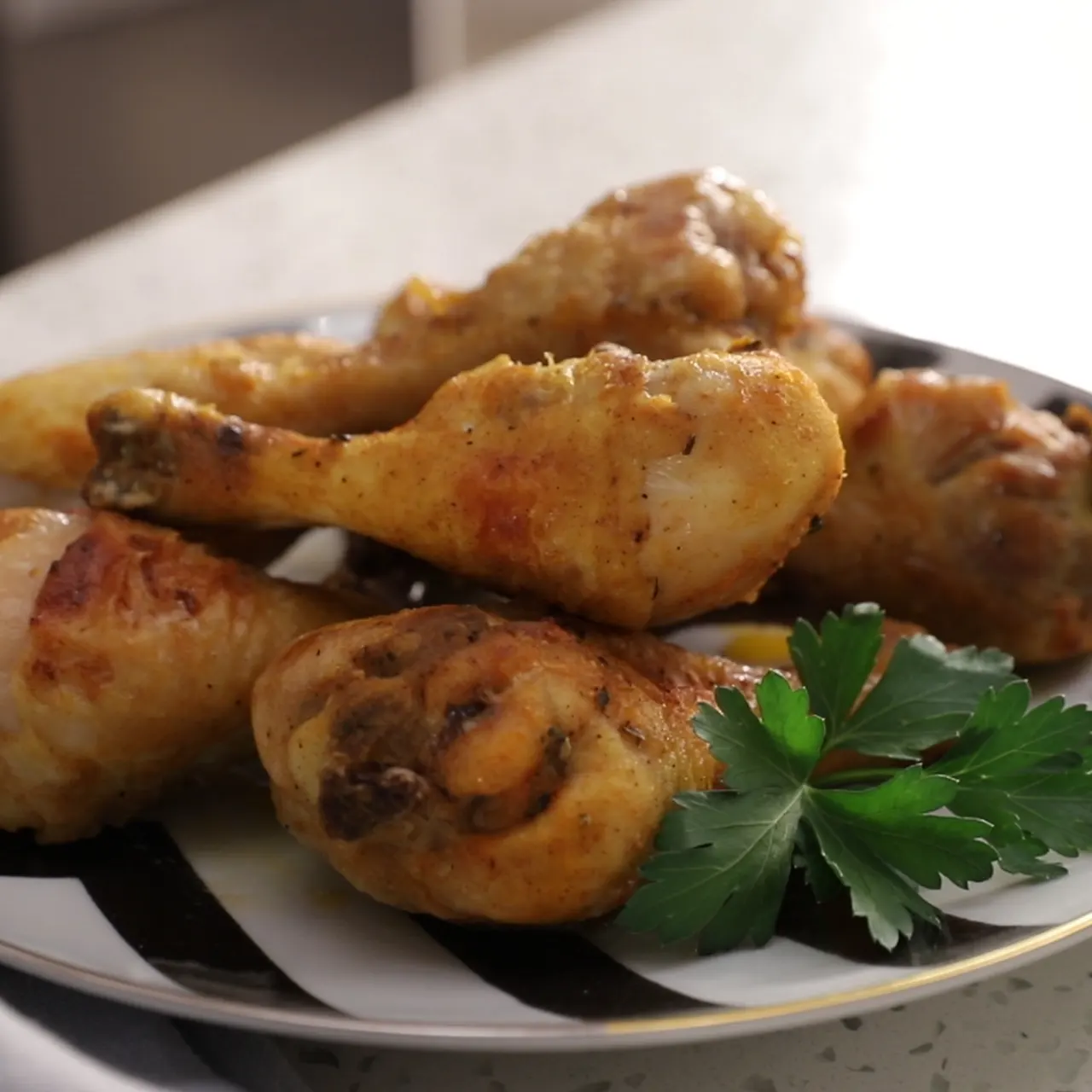 Oven-Fried Chicken Drumsticks
