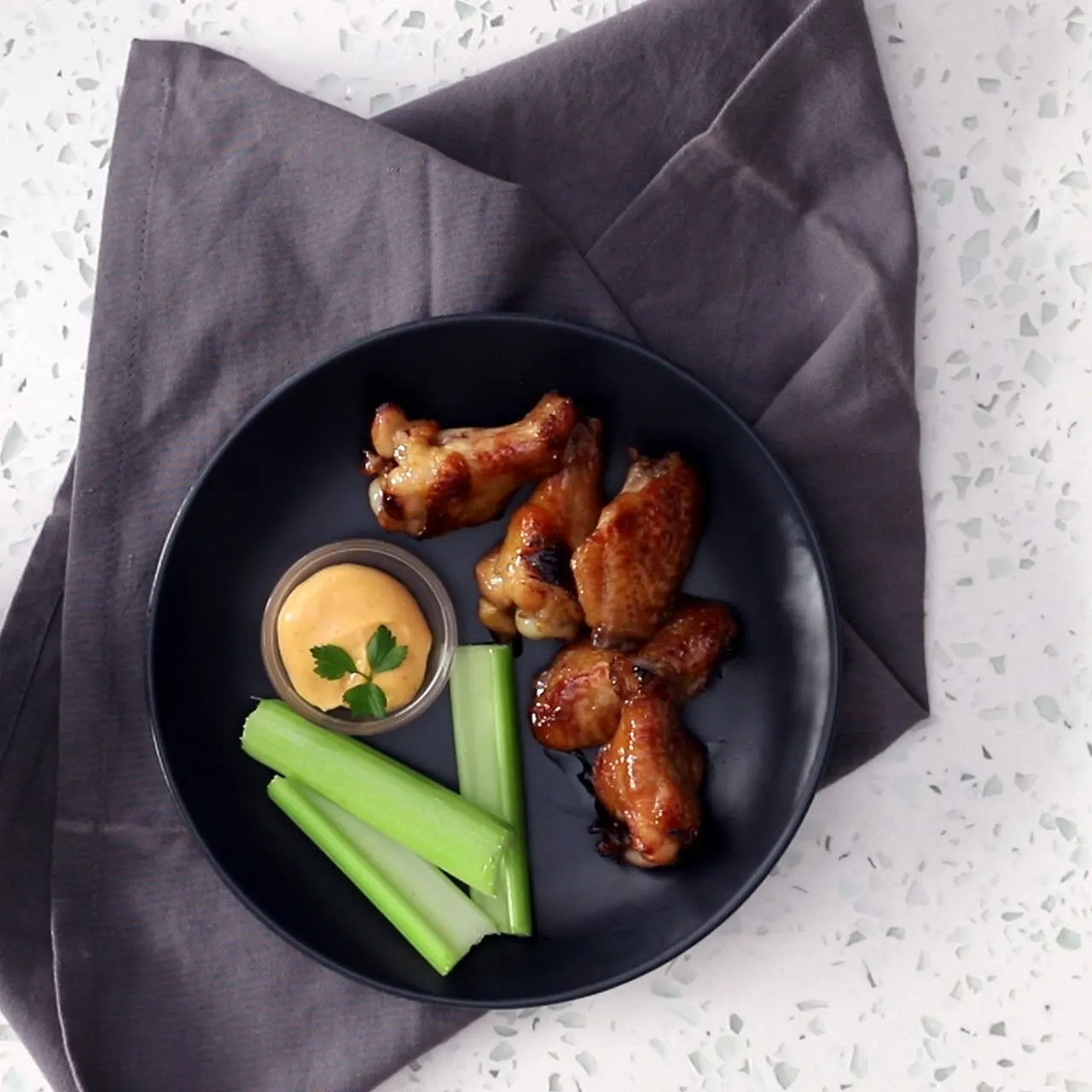 Honey-Ginger Baked Chicken Wings