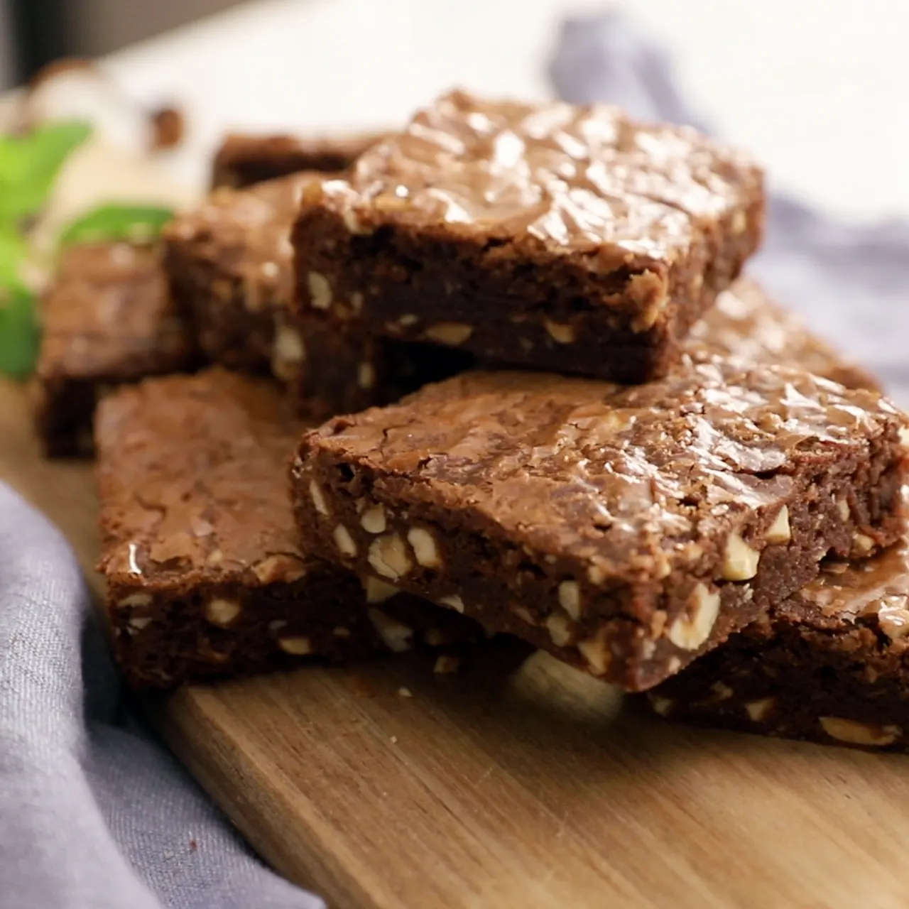 Chewy Nutella Brownies