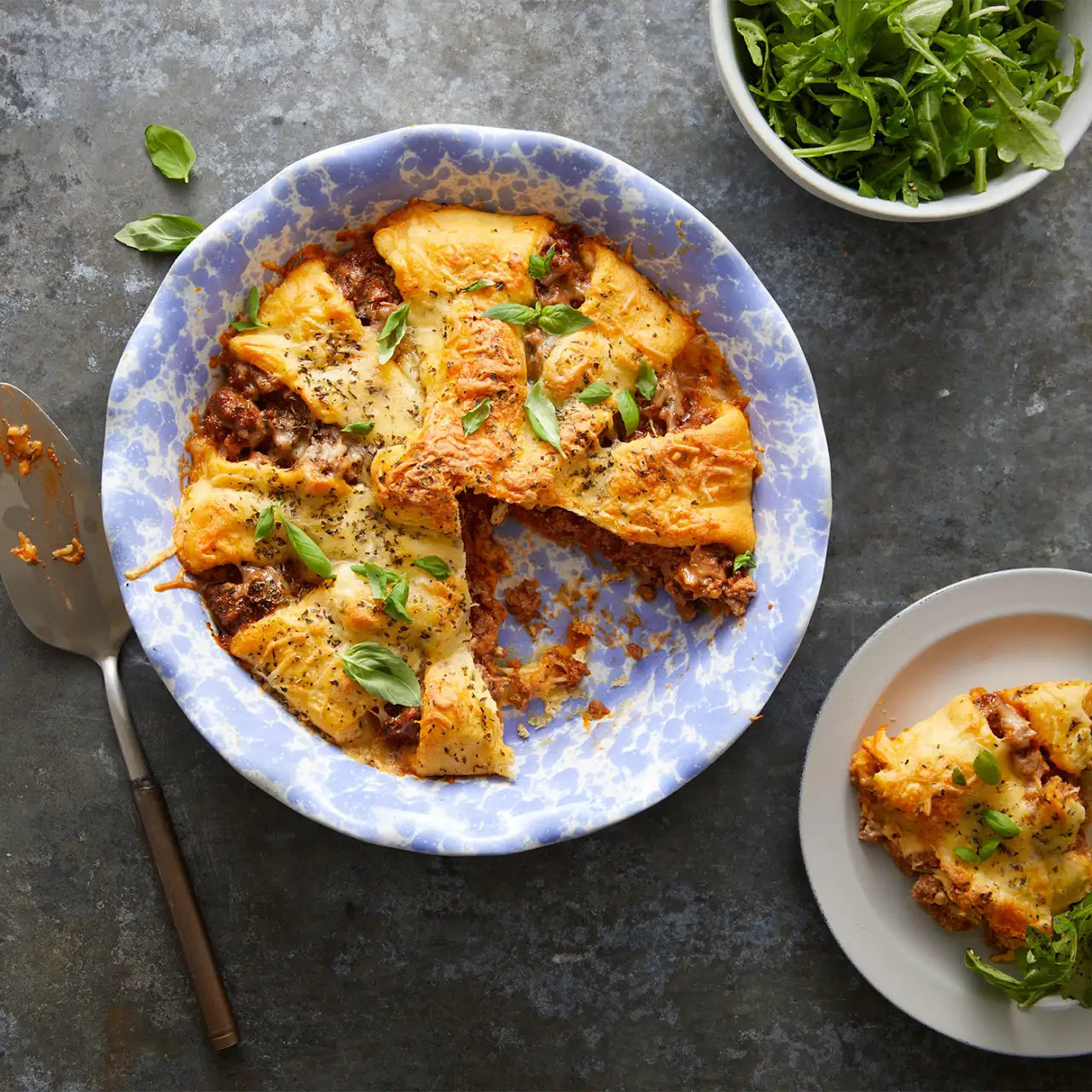 Italian Crescent Casserole