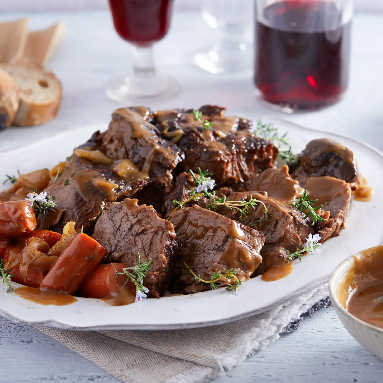 Slow Cooker Balsamic-Red Wine Pot Roast
