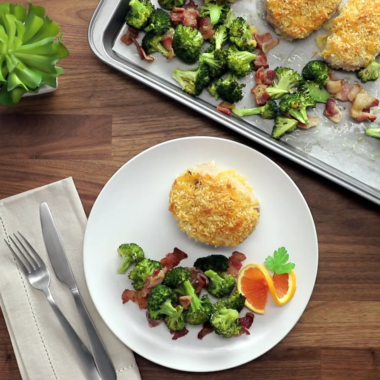 Crispy Bacon Pork Chops