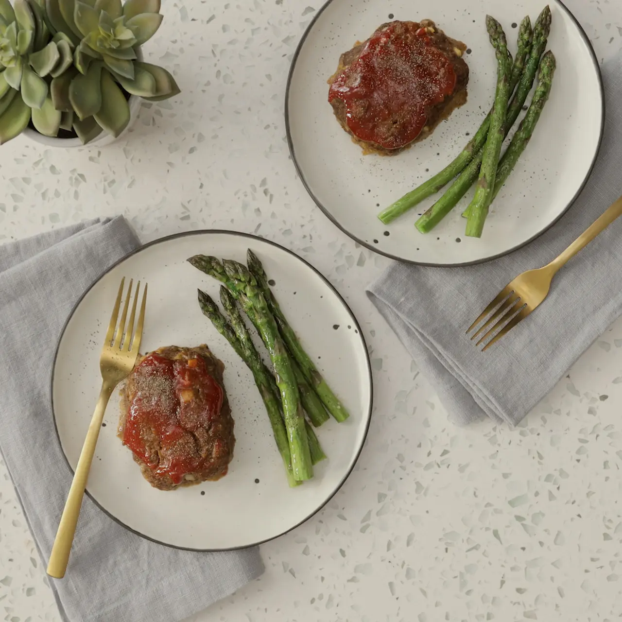 Sheet Pan Mini Meat Loaves
