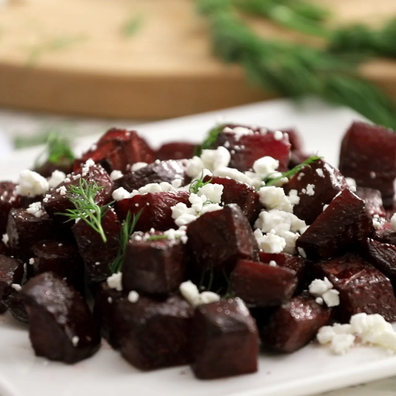 Roasted Beets with Goat Cheese