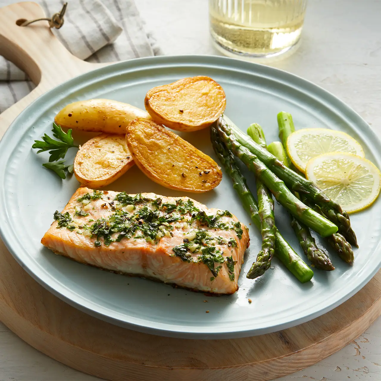 Easy Baked Salmon with Herb Butter cover
