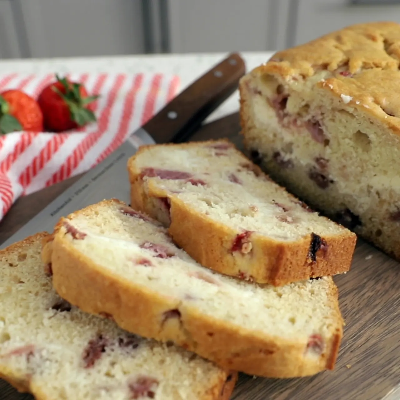 Strawberries and Cream Bread cover
